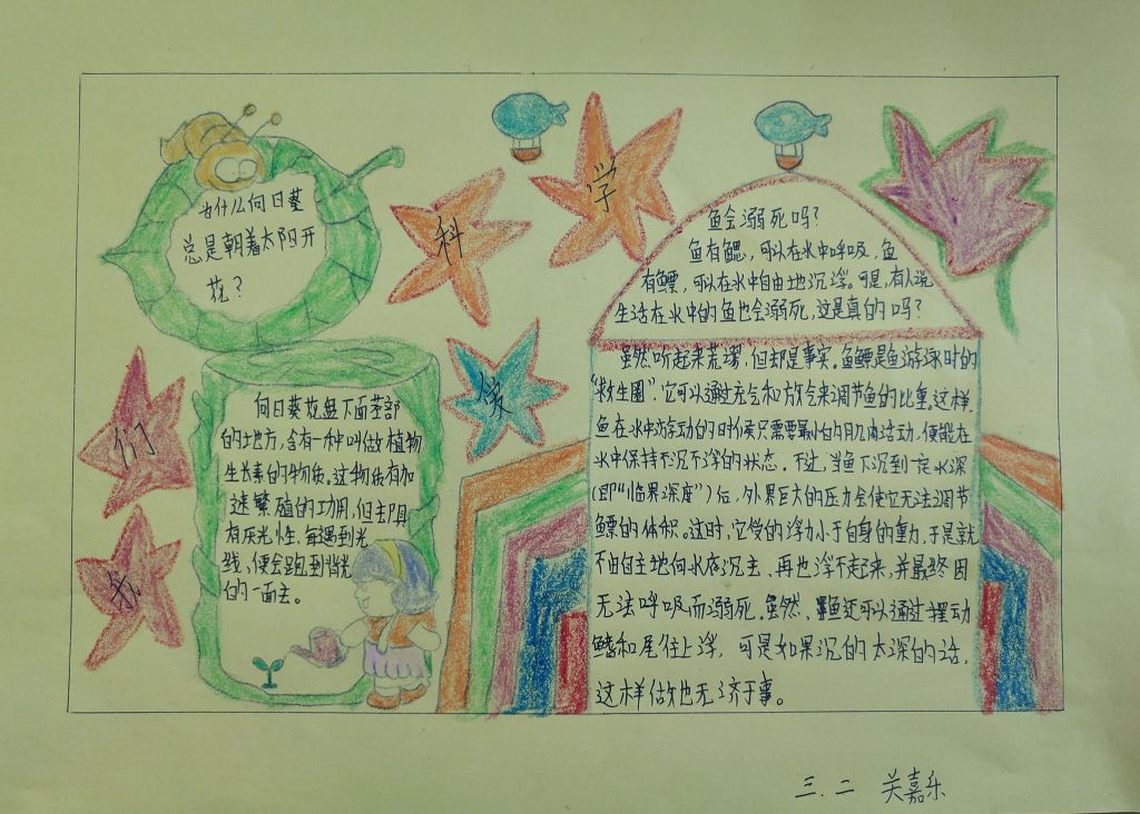 科技创新照亮生活手抄报