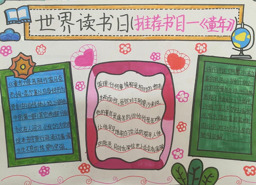 2022读书日手抄报图片汇展