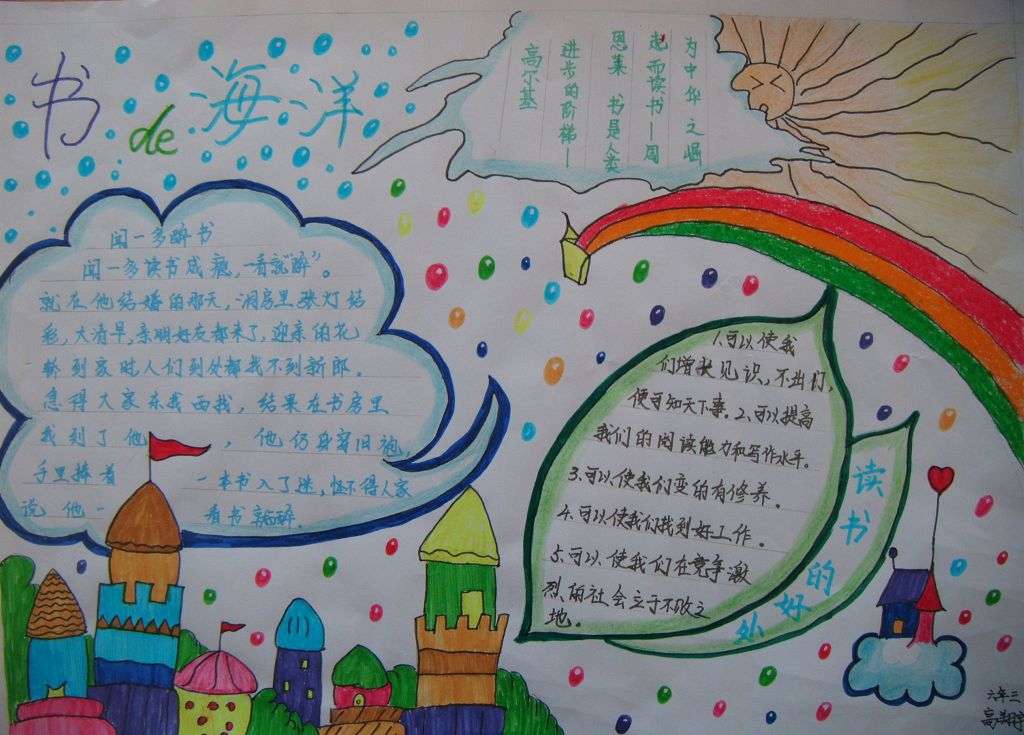 书香满园醉人生手抄报大全 书香满园醉人生手抄报大全