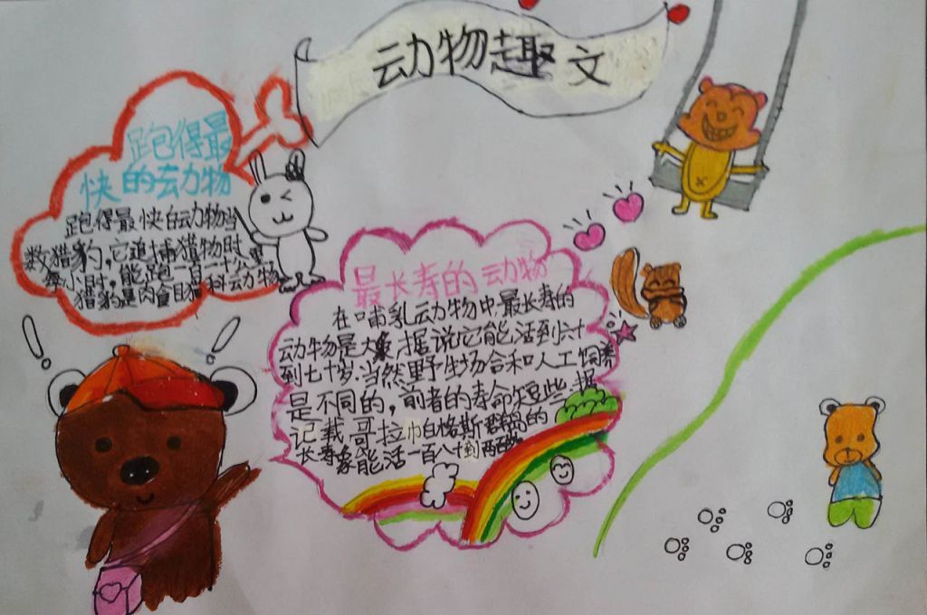 保护动物手抄报图片大全