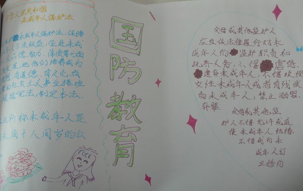 人防在我心中手抄报 人防在我心中手抄报