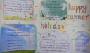 Happy summer holiday手抄报