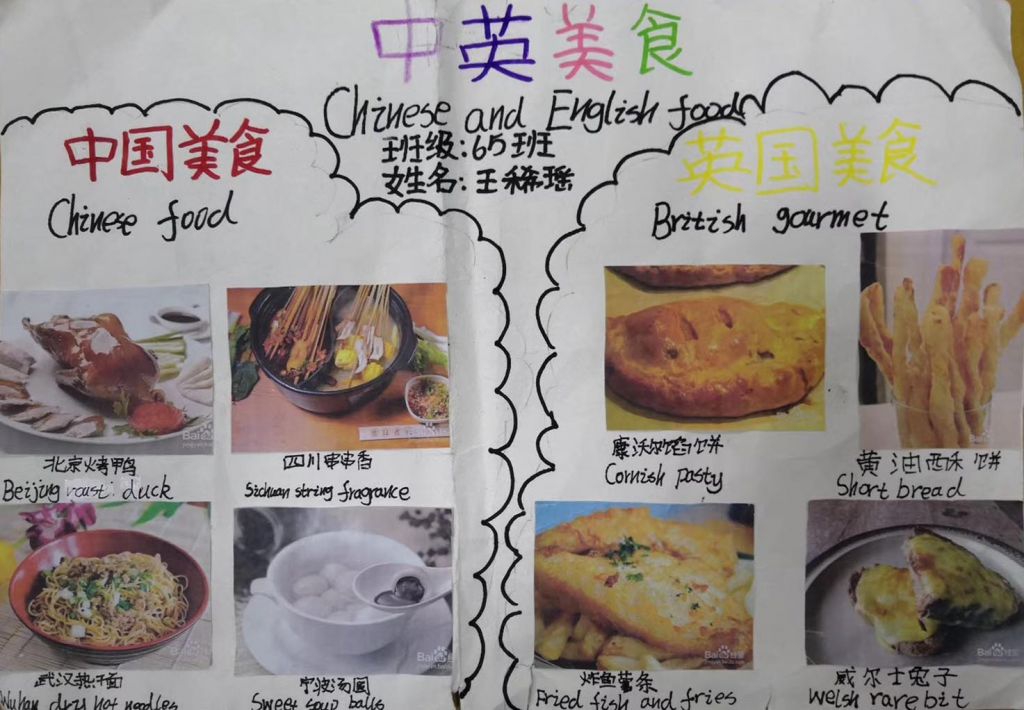 中国传统美食手抄报大全