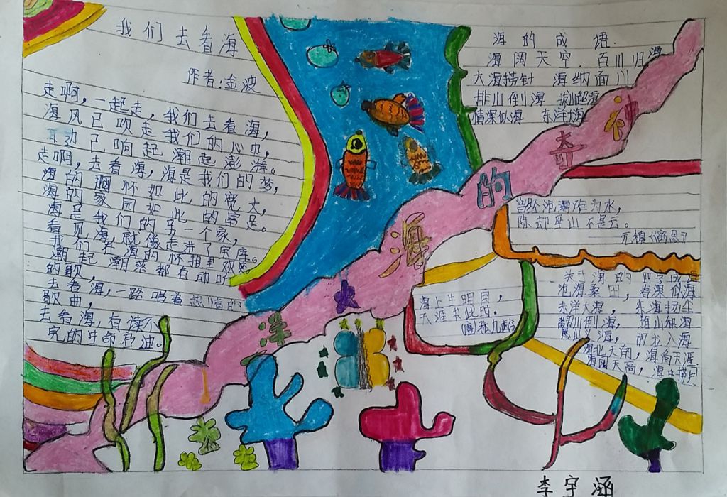 保护海洋资源手抄报