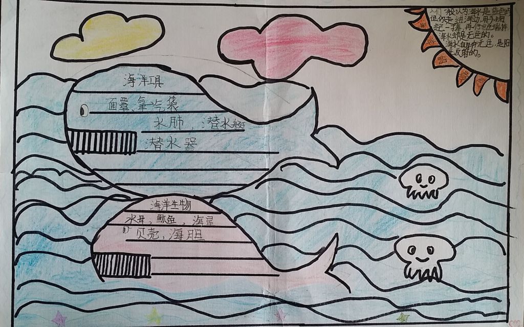 保护海洋资源手抄报