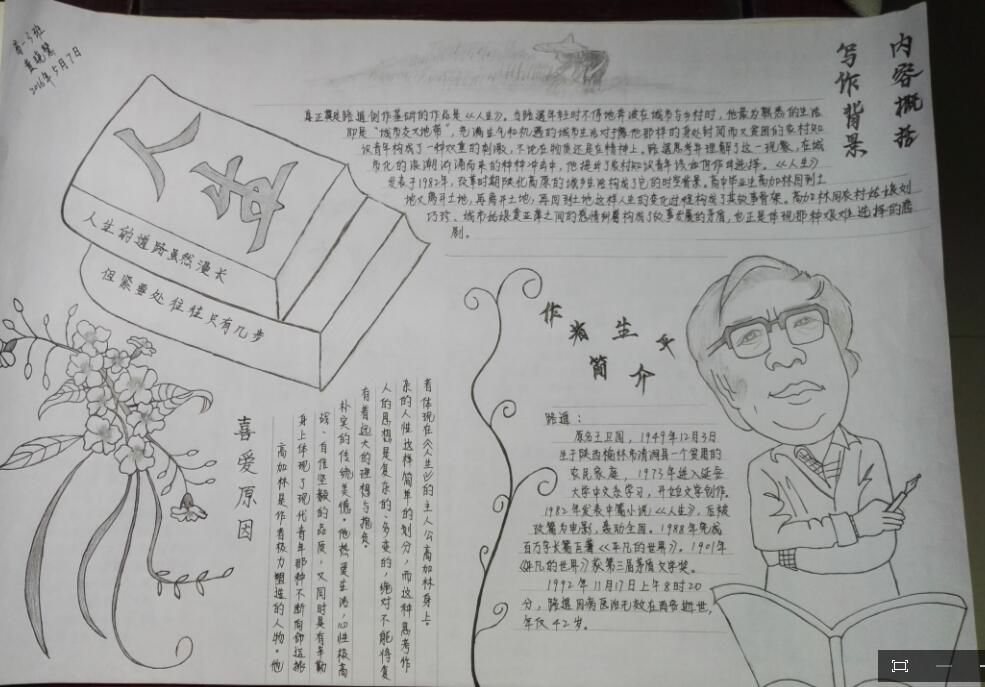 我最喜爱的一本书手抄报