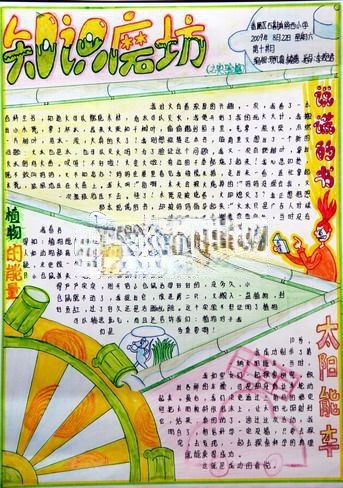 科学知识磨坊手抄报