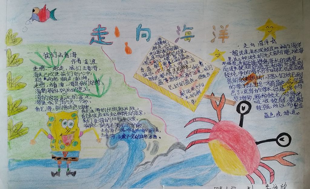 保护海洋资源手抄报