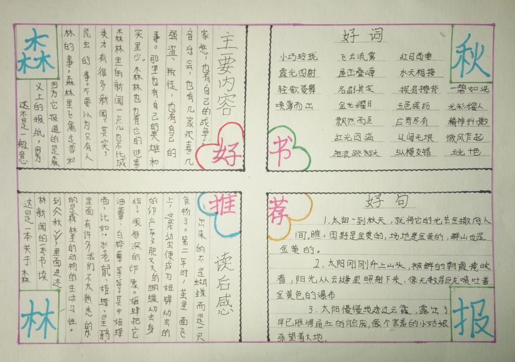 好书推荐卡手抄报 好书推荐卡手抄报