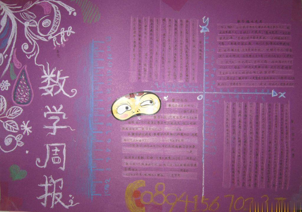 八年级数学手抄报图片大全