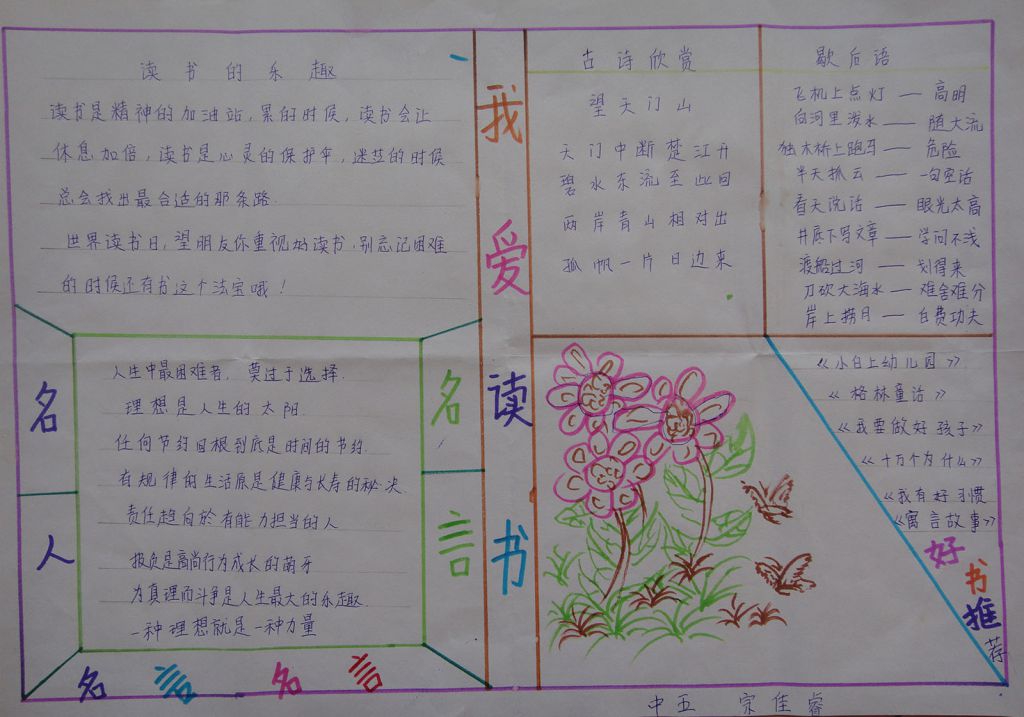 大手拉小手心灵去旅行手抄报 大手拉小手心灵去旅行手抄报