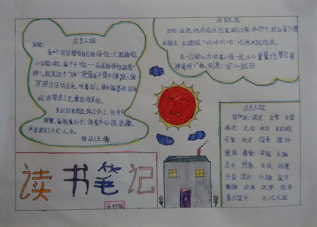 读书笔记手抄报图片大全