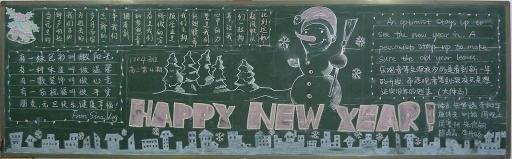 2022迎新年黑板报大全