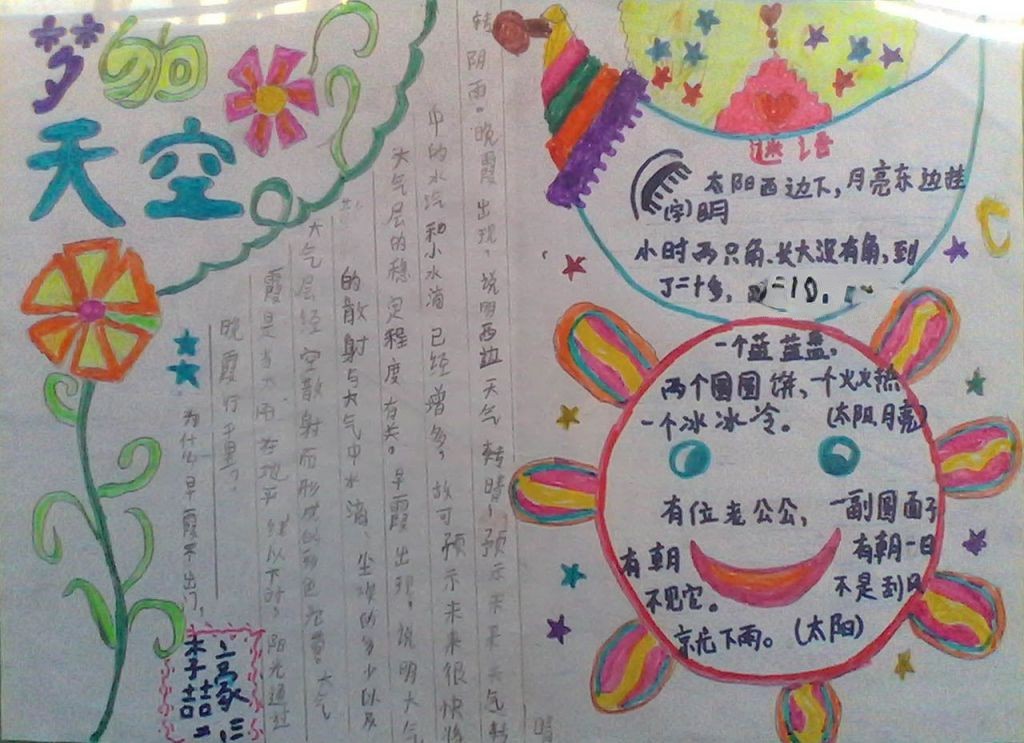 太空手抄报图片大全