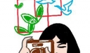 小学生照相插图