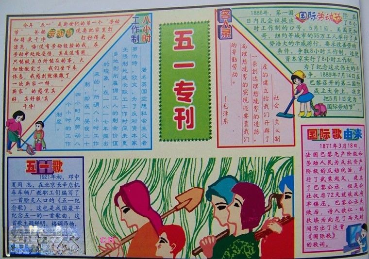 庆祝五一国际劳动节电子板报专刊