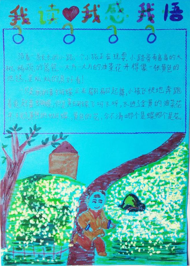我读我感我悟手抄报