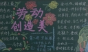 2022劳动节黑板报图片