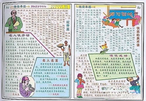 国际劳动节手抄报专刊