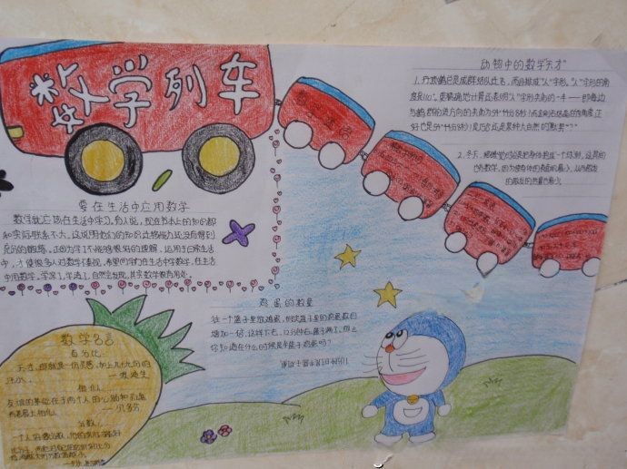 六年级数学手抄报版面设计图