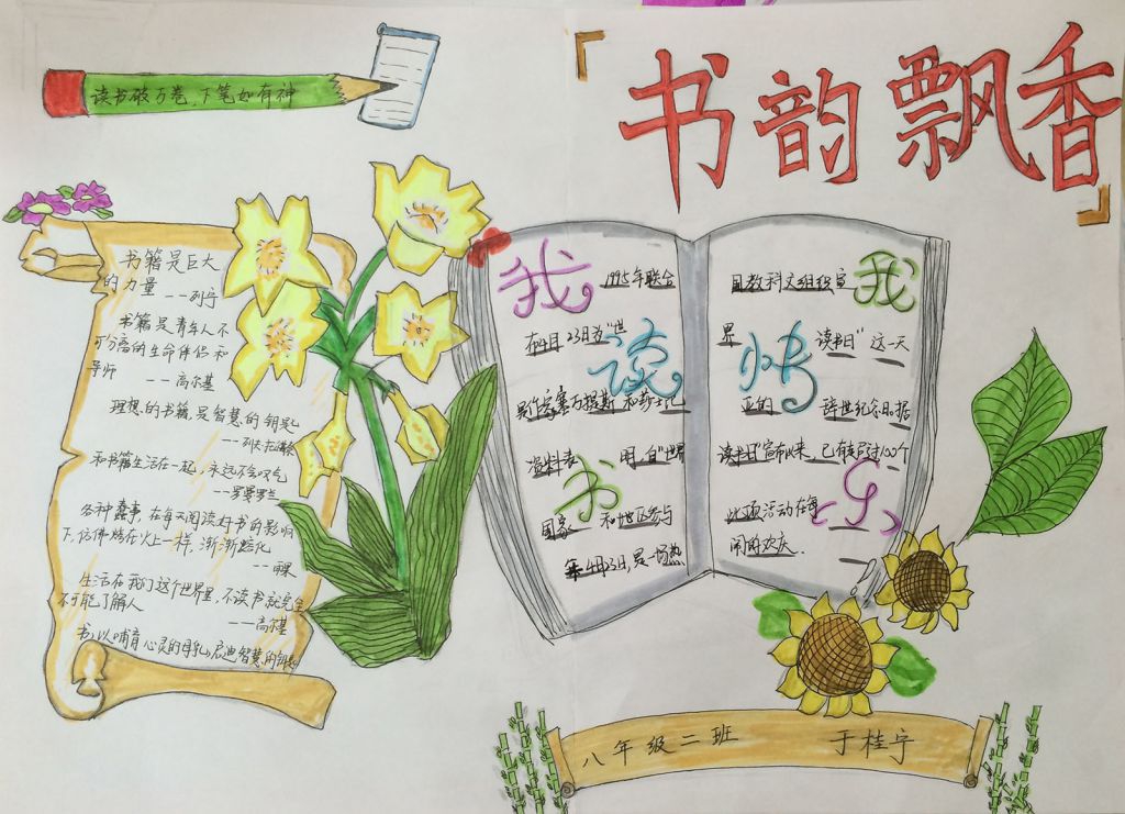 读书手抄报高清图片大全