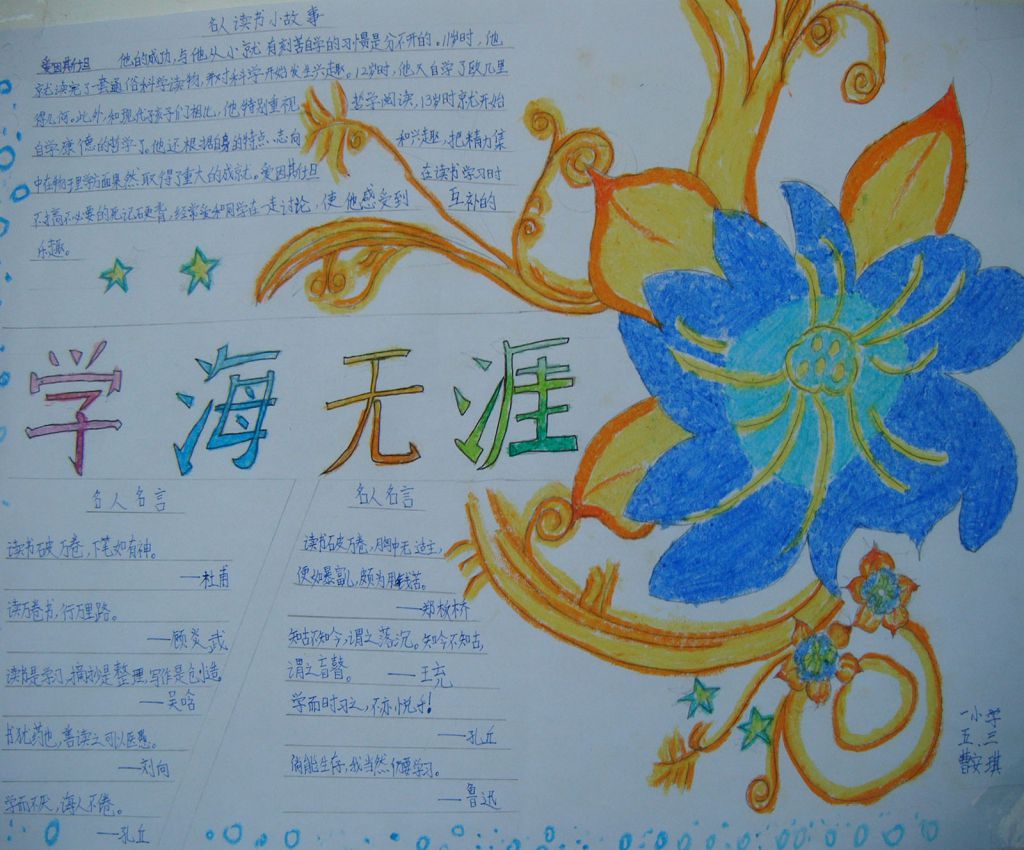世界读书日手抄报图片大全