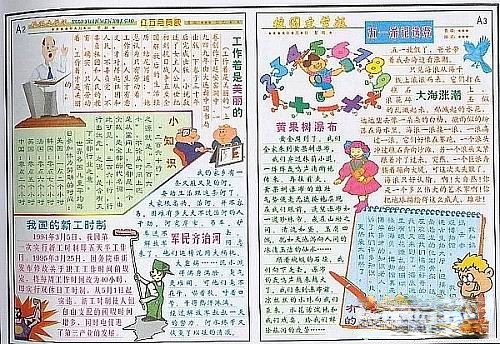 五一劳动节手抄报