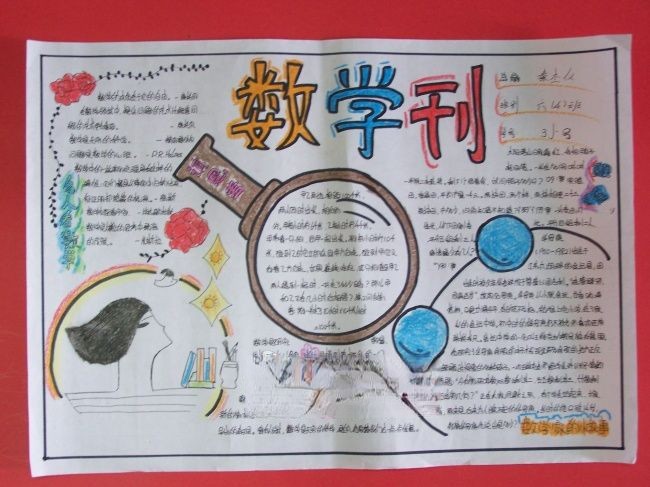 数学刊手抄报图片
