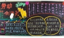 劳动创造美黑板报版面设计图