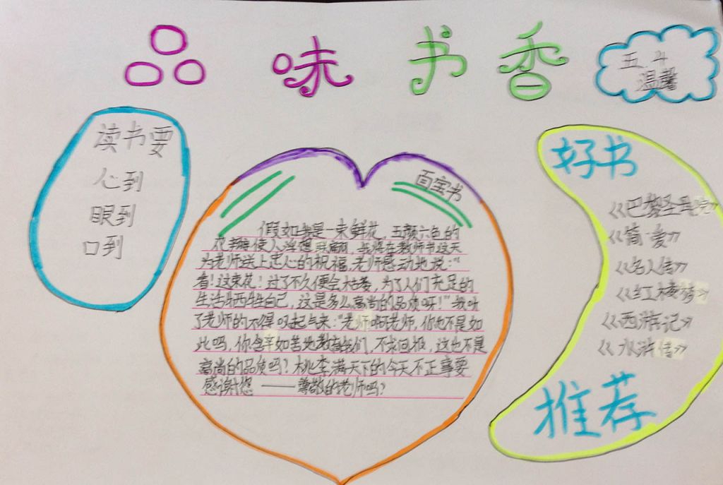我和读书有个约会手抄报