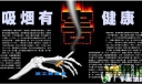 部队政工调研室无烟日主题黑板报：吸烟有害健康