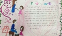 感恩父母学会报答手抄报