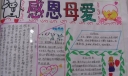 感恩母爱手抄报版面设计图