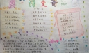 诗文手抄报设计版面欣赏