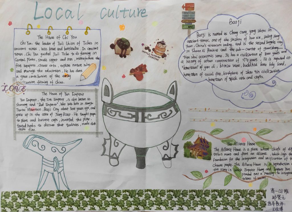 人与社会英语手抄报，Local Culture