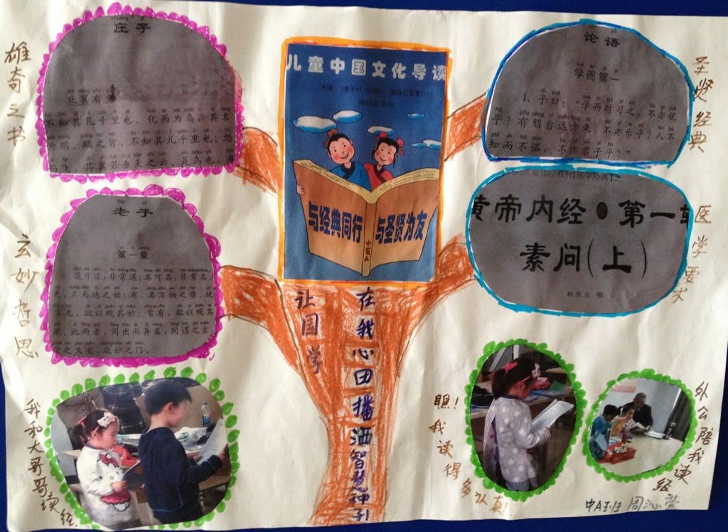 带孩子的心灵去旅行手抄报