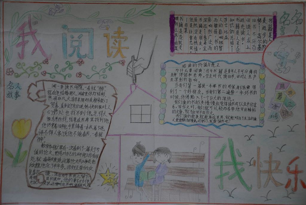 汤姆叔叔的小屋手抄报