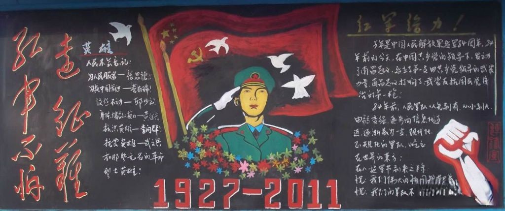 2022建军节黑板报（精品推荐）