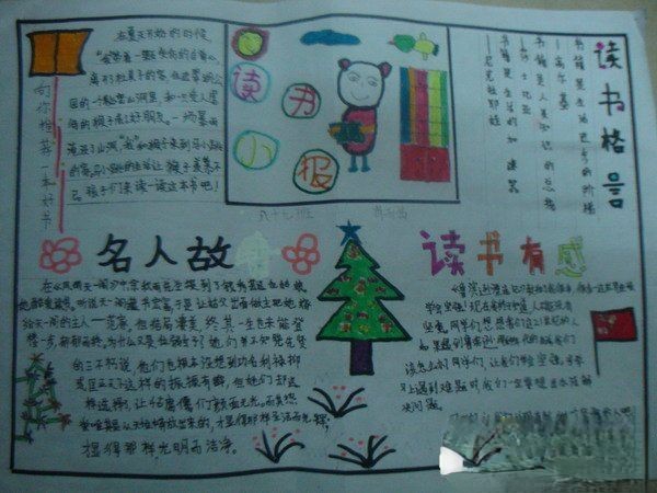 读书手抄报版面设计