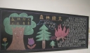 森林防火黑板报作品