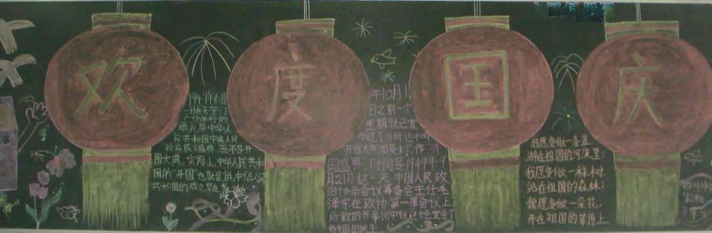 祖国的变化黑板报 祖国的变化黑板报