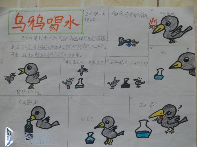 假期读书手抄报