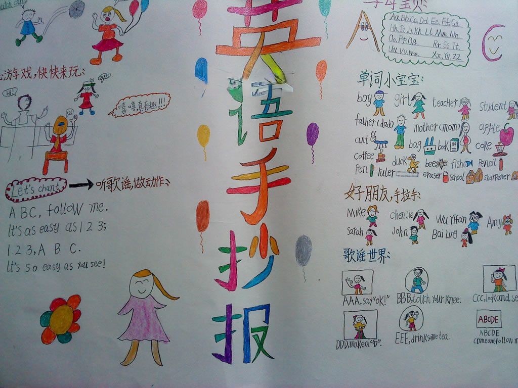 学习与成长手抄报