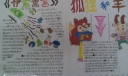 伊索寓言之狐狸和羊手抄报