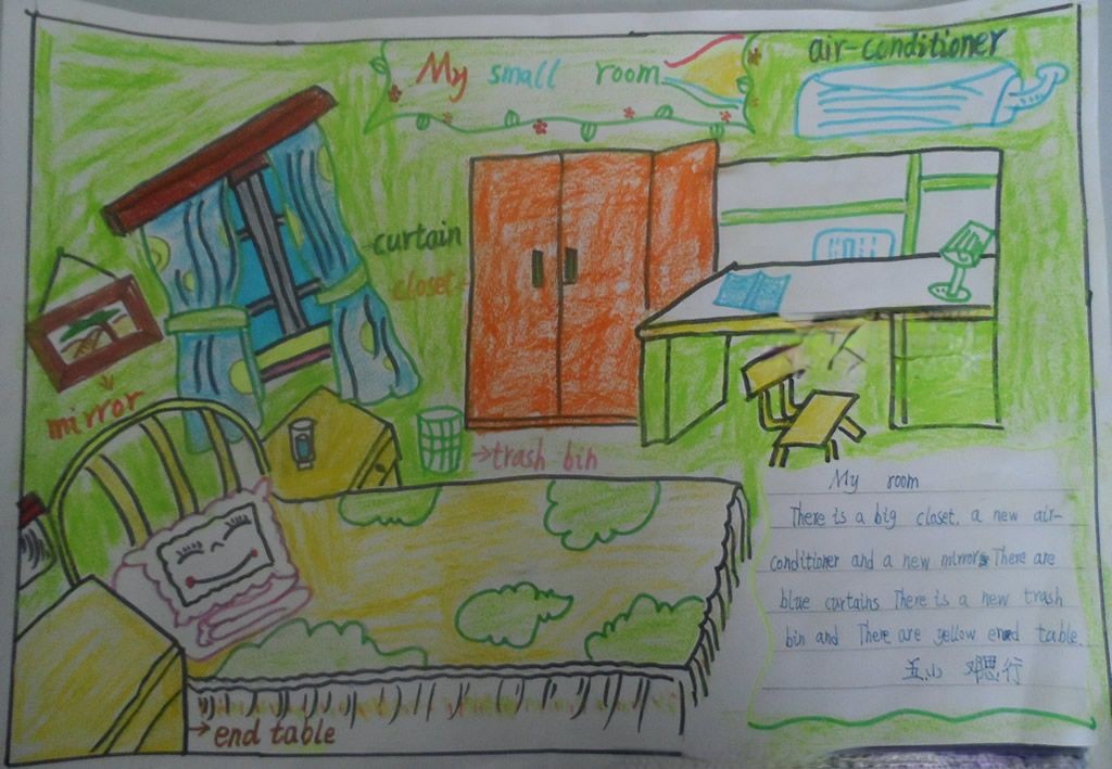 My class room手抄报