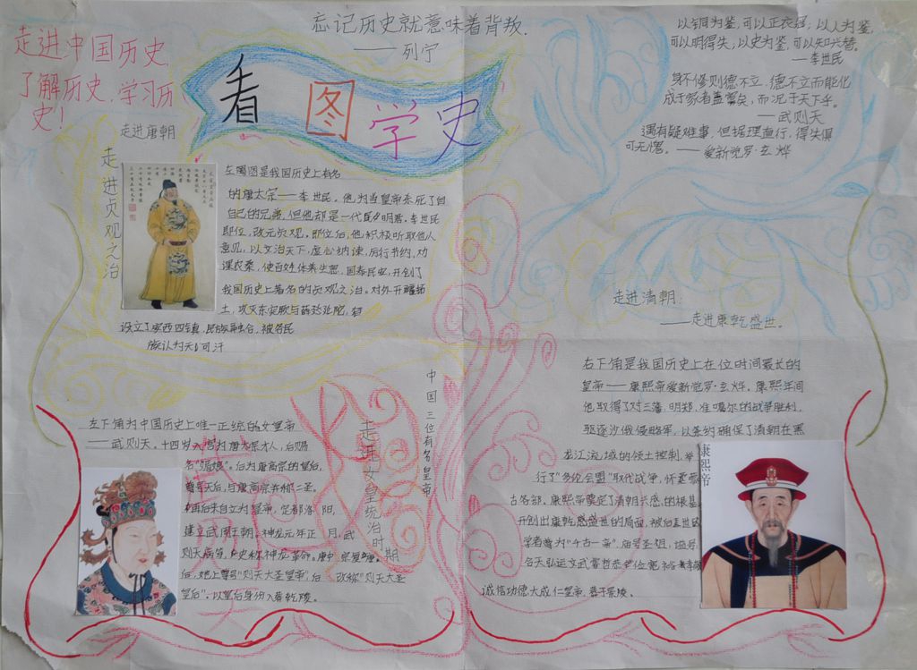 看图学史手抄报