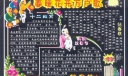 喜迎新年黑板报：春暖花开万户歌