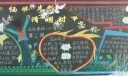 缅怀革命先烈主题黑板报作品3：缅怀先烈 清明时节