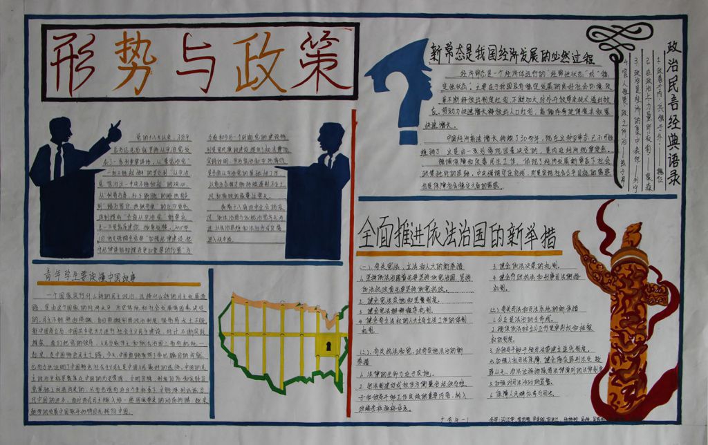 形势与政策手抄报图片