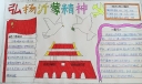 弘扬沂蒙精神手抄报